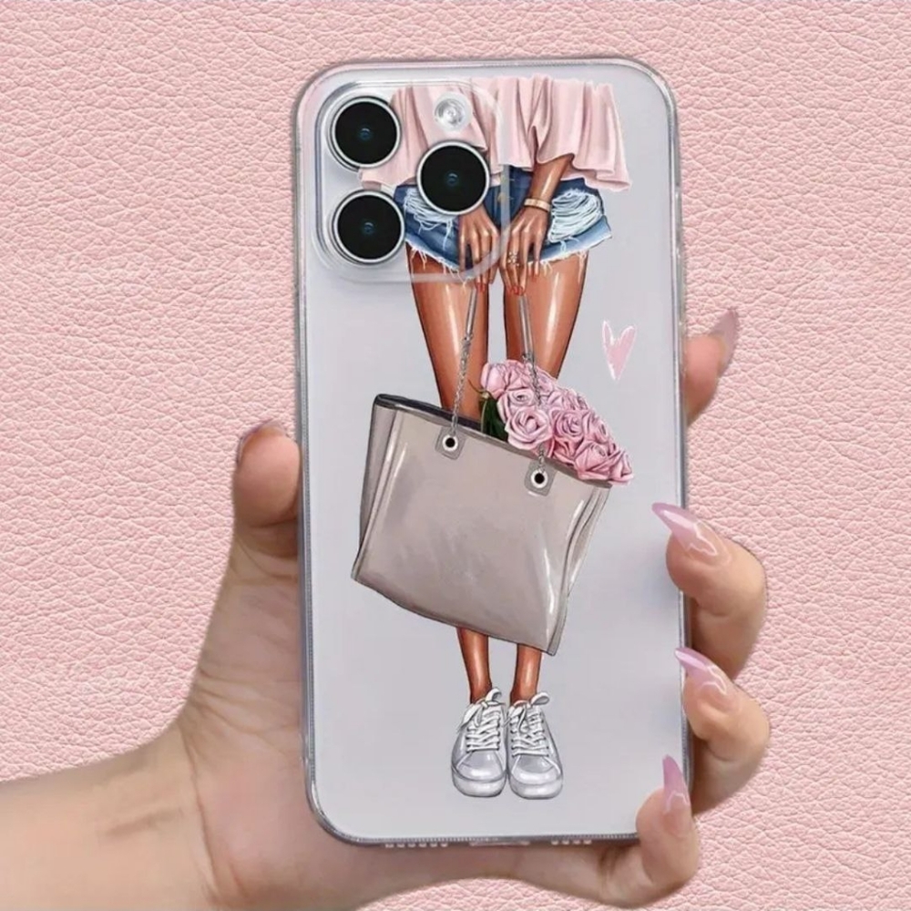 Creative Phone Case For iPhone 15 Pro - TRANSPARENT-SALE